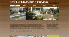 Desktop Screenshot of kwikcutlandscaping.com